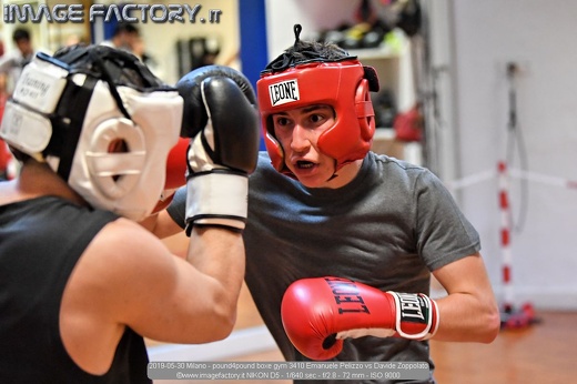 2019-05-30 Milano - pound4pound boxe gym 3410 Emanuele Pelizzo vs Davide Zoppolato